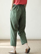 Alexa | Women's Drawstring Waist Casual Slim Fit Pants | The Bellemont Sisters Australia