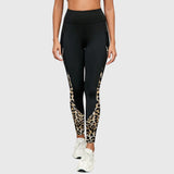 High-Waisted Leopard Print Training Pants | The Bellemont Sisters Australia