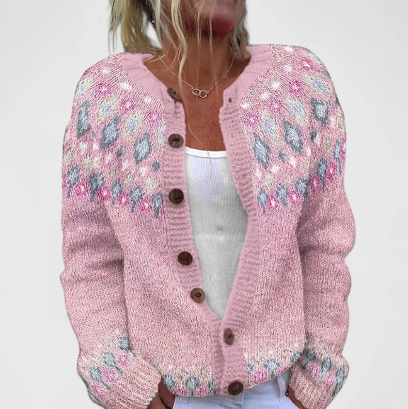 Auryziah | Comfortable Cardigan – Pink | The Bellemont Sisters Australia
