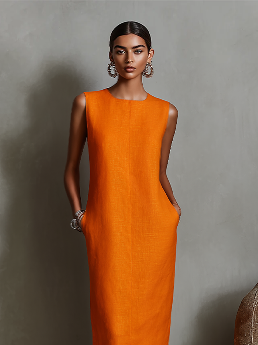 Maureen™ Midi Dress with pockets | The Bellemont Sisters Australia