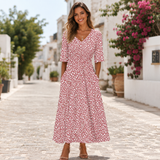 Tess™ | Elegant Midi Dress with Tummy-Contouring Design | The Bellemont Sisters Australia