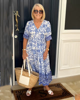 Candice | Graceful V-Neck Floral | The Bellemont Sisters Australia