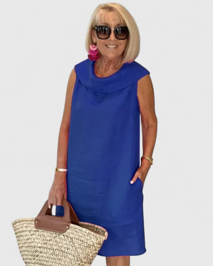 Kim | Elegant Dress – Blue | The Bellemont Sisters Australia