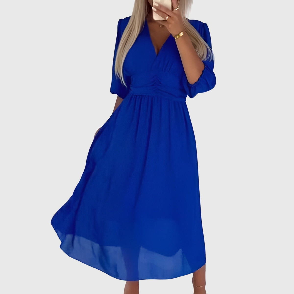 Chloe | Lightweight Silky Chiffon Dress | The Bellemont Sisters Australia