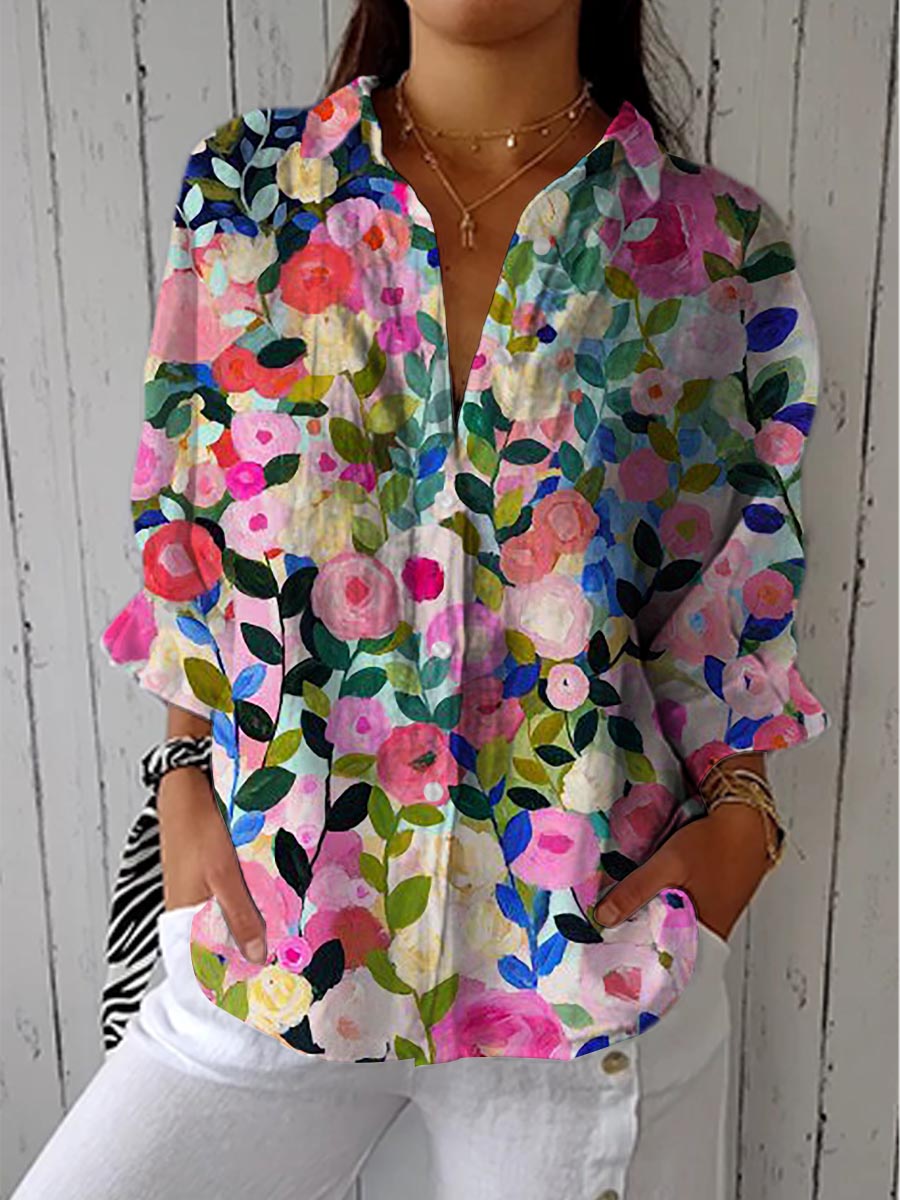 Frances – Floral Print Blouse | The Bellemont Sisters Australia