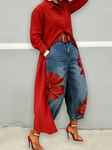 Sophia - Elegant Floral Pants | The Bellemont Sisters Australia
