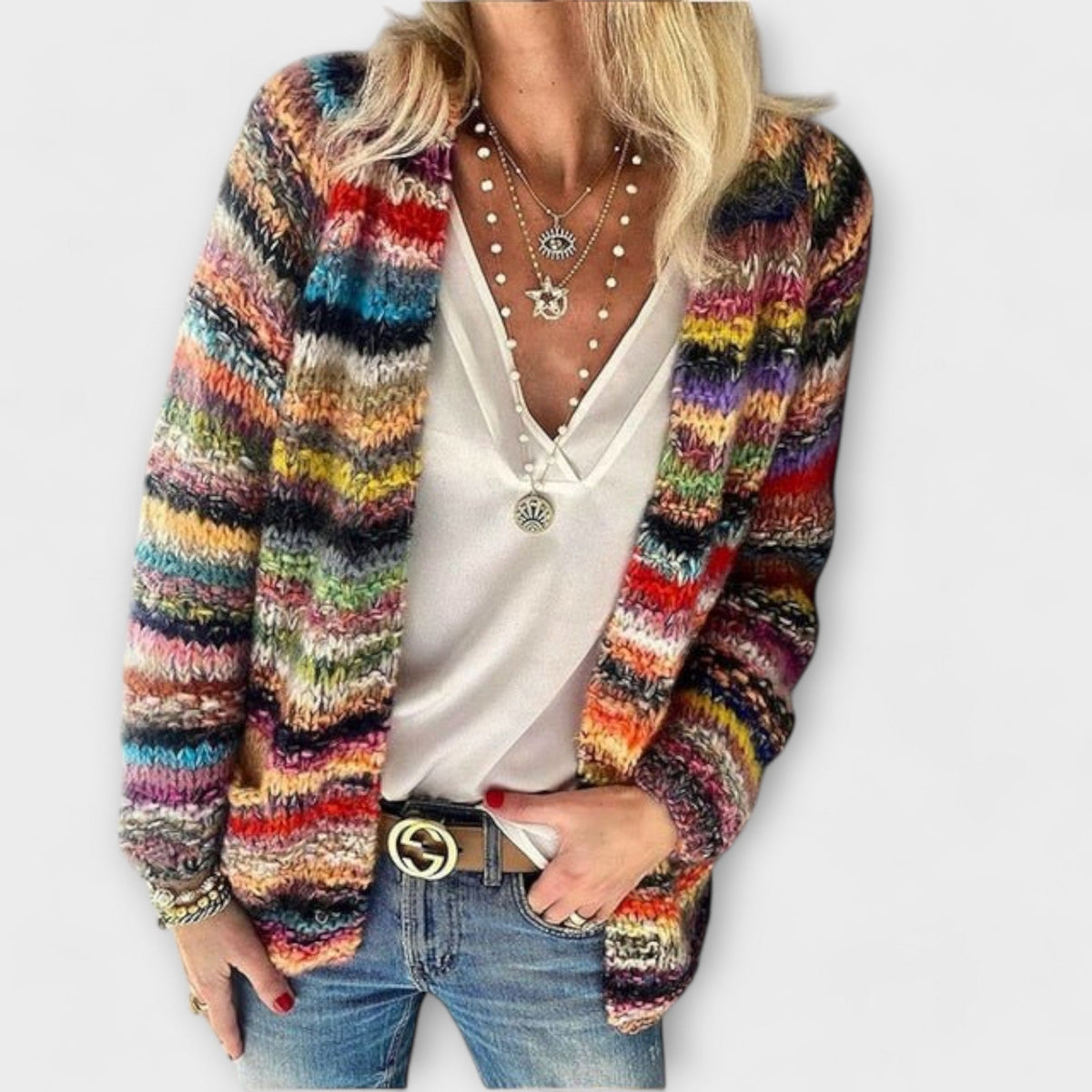 Kaliyzza | Comfortable Cardigan – Red | The Bellemont Sisters Australia