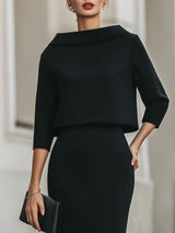 Brooks | Set with Boat Neckline | The Bellemont Sisters Australia