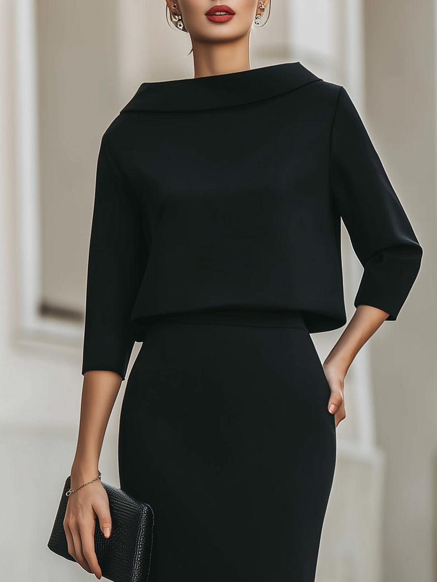 Brooks | Set with Boat Neckline | The Bellemont Sisters Australia