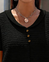 Barbara|Collar T-Shirt with Buttons | The Bellemont Sisters Australia