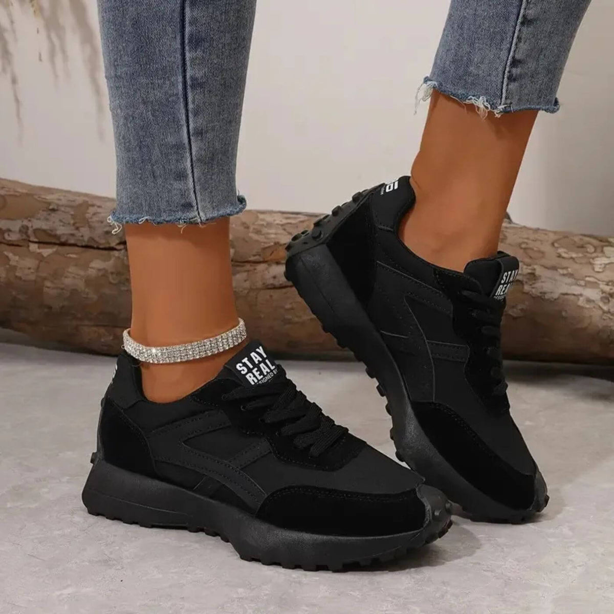 Colleyn | Orthopedic Sneakers – Black | The Bellemont Sisters Australia