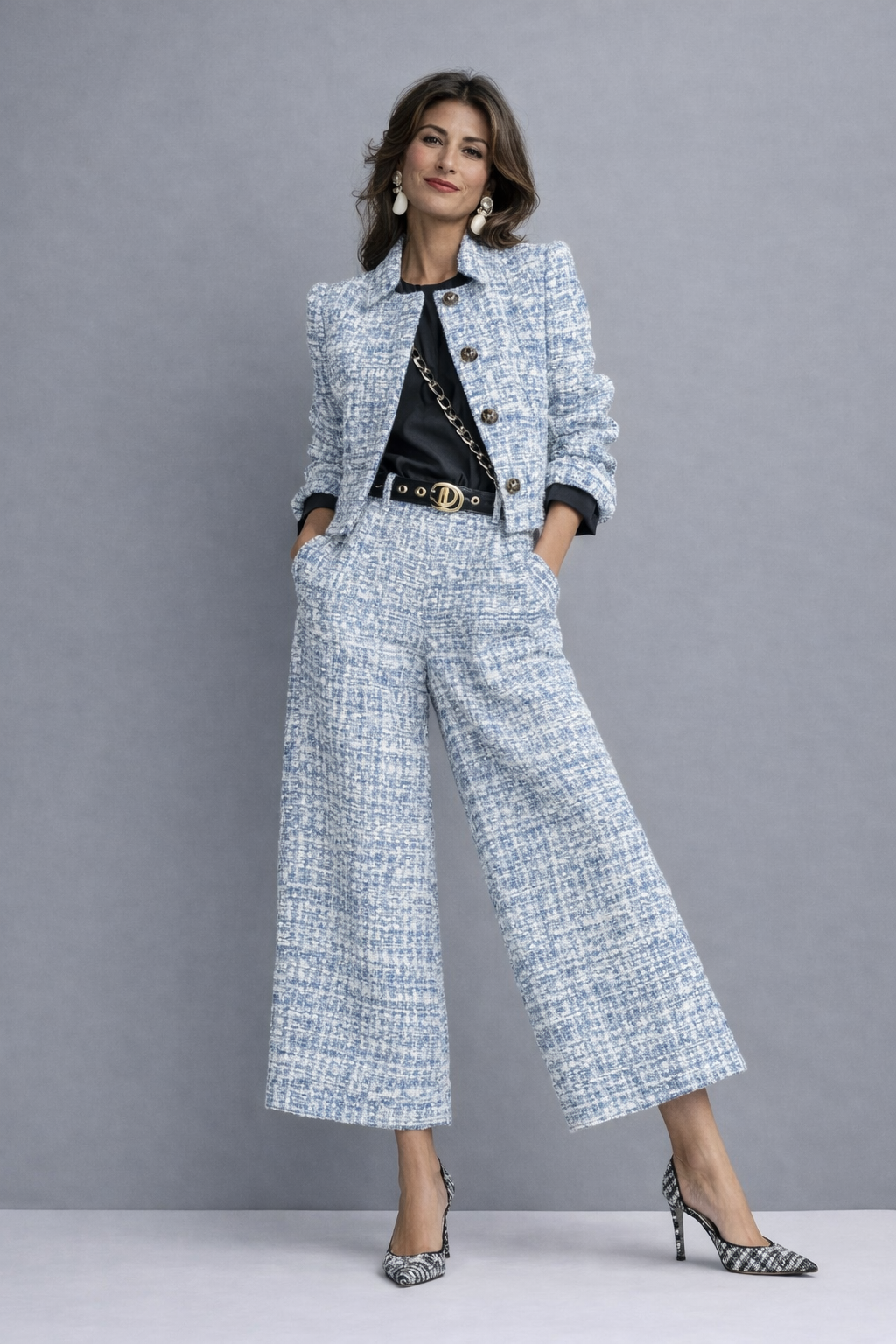 Lucía | Sophisticated and Versatile Set – Blue | The Bellemont Sisters Australia