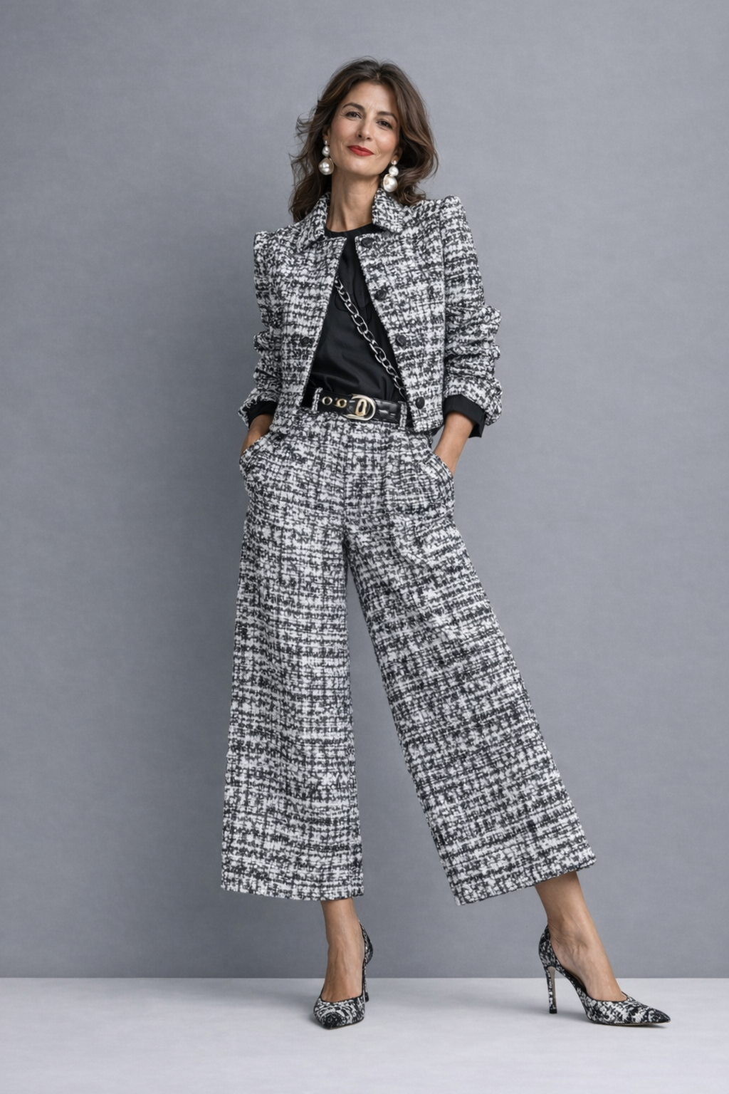 Lucía | Sophisticated and Versatile Set – Gray | The Bellemont Sisters Australia