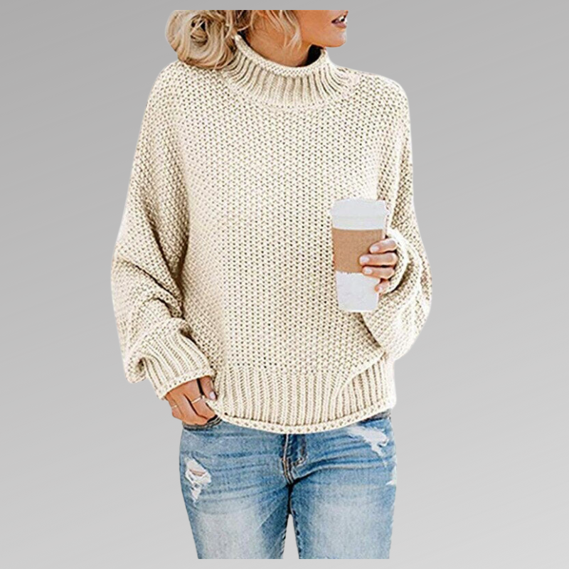 Stylish Knitted Sweater - Comfortable and Timeless – Cream | The Bellemont Sisters Australia