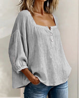 Diane | Square Neck Lantern Sleeve Shirt | The Bellemont Sisters Australia