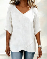 Donna | Top Irregular with V-Neck | The Bellemont Sisters Australia