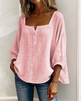 Diane | Square Neck Lantern Sleeve Shirt | The Bellemont Sisters Australia