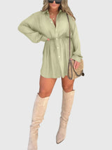Nova | Elegant Romper Dress – Mint Green | The Bellemont Sisters Australia