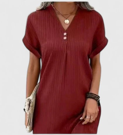 Massie | Draped Dress – Red | The Bellemont Sisters Australia