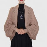 Elyzianne | Elegant Cardigan – Khaki | The Bellemont Sisters Australia