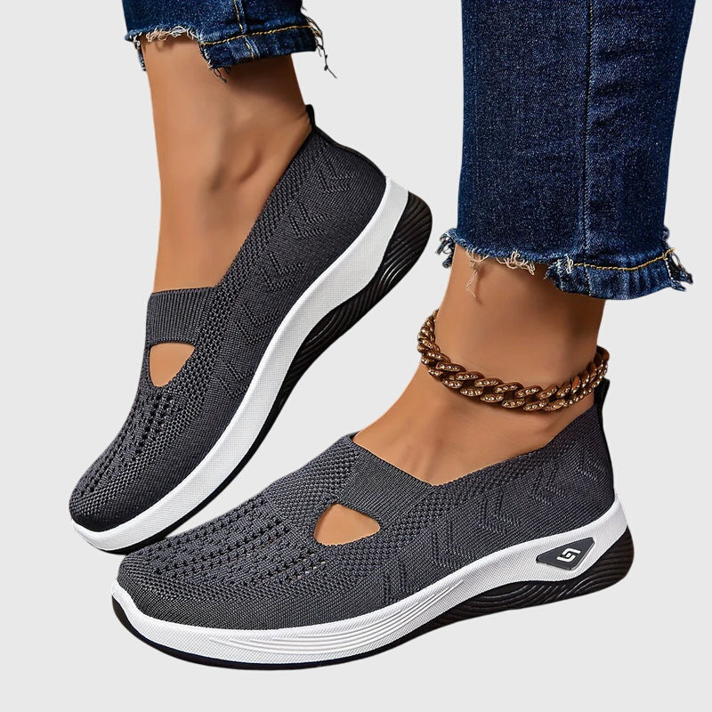 Emely | Orthopedic Slip-On Shoes – Gray | The Bellemont Sisters Australia