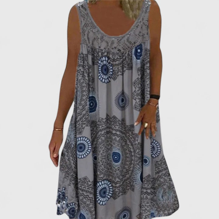 Arya |  Comfortable Summer Dress – Gray | The Bellemont Sisters Australia