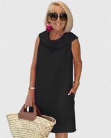 Kim | Elegant Dress – Black | The Bellemont Sisters Australia