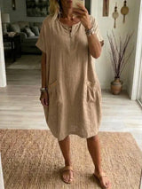 Pascale™ | Zip-Front Maxi Dress – Khaki | The Bellemont Sisters Australia