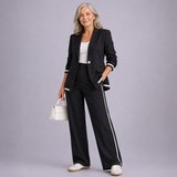 Hyacinth | Casual Suit Set – Black | The Bellemont Sisters Australia