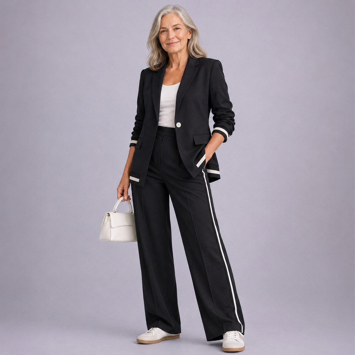 Hyacinth | Casual Suit Set – Black | The Bellemont Sisters Australia