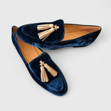 Alessyra | Elegant Loafers – Blue | The Bellemont Sisters Australia