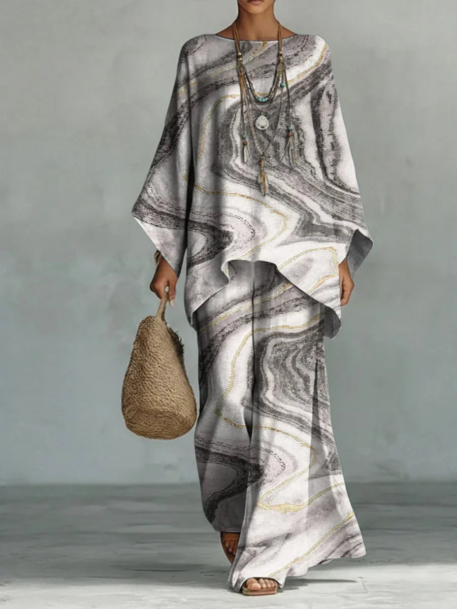 Noémie Set | Printed Comfort Set – As Picture | The Bellemont Sisters Australia
