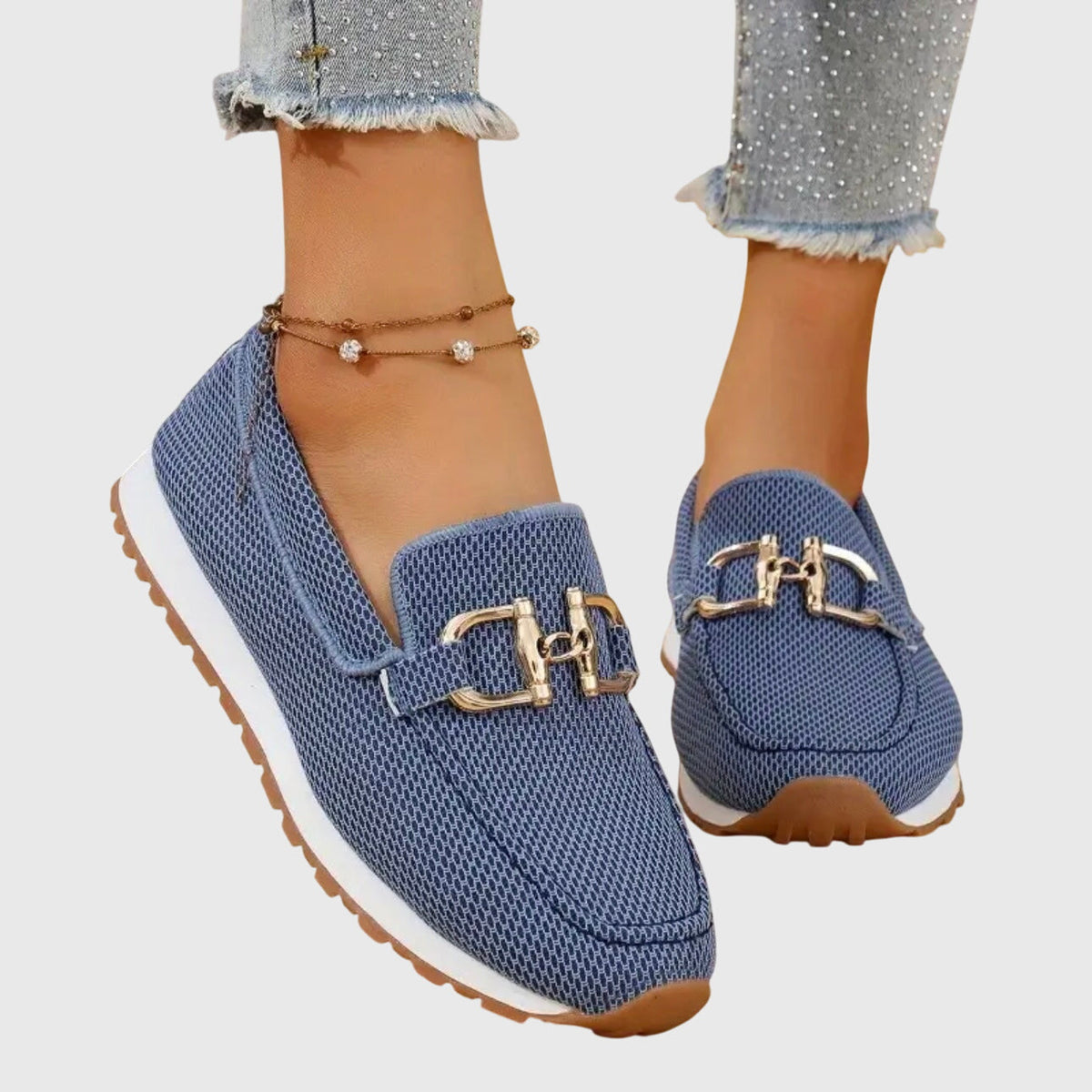 Susana | Orthopedic Loafers – Blue | The Bellemont Sisters Australia