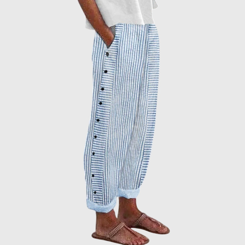 Bertha - Elegant Women's Pants – Blue | The Bellemont Sisters Australia