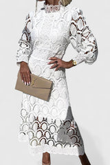 Kryzandra | Elegant Dress – White | The Bellemont Sisters Australia