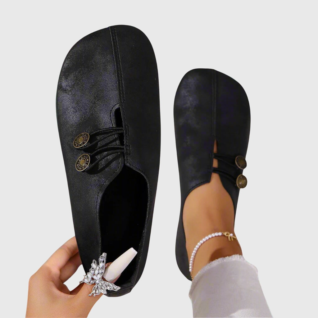 Josephine | Daily Comfort Slip-Ons – Black | The Bellemont Sisters Australia