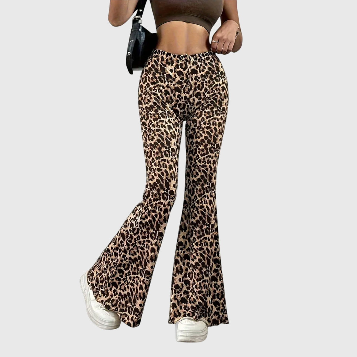 Leopard Bootcut Pants – Leopard | The Bellemont Sisters Australia