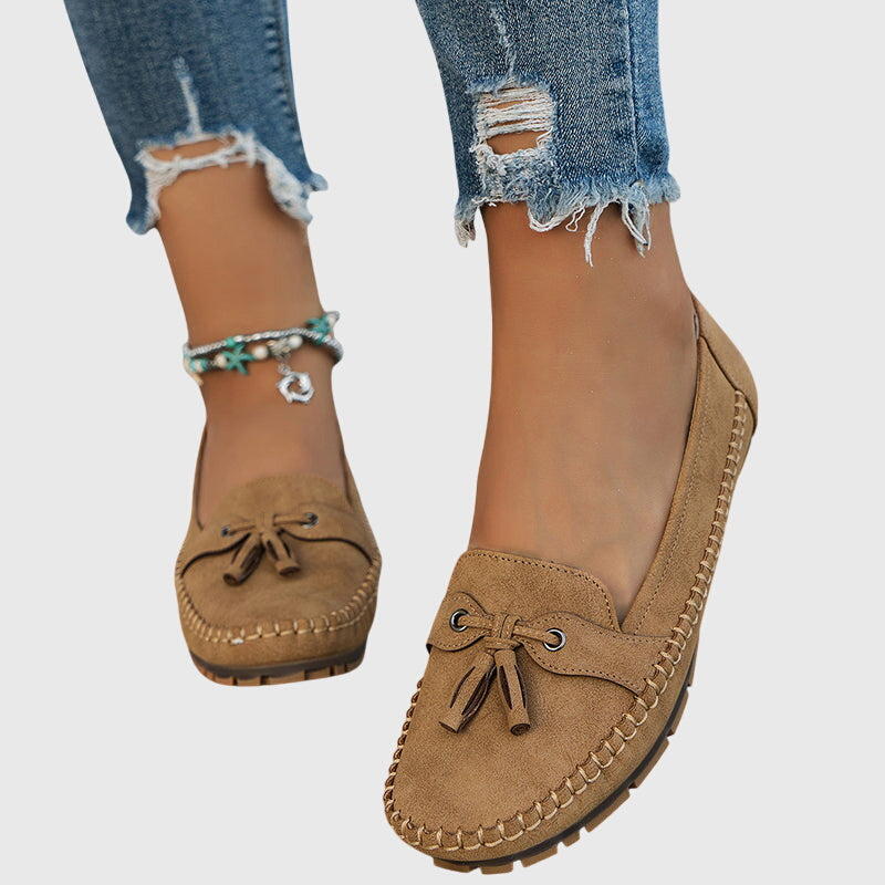 Marcelle | Comfortable Loafers – Brown | The Bellemont Sisters Australia