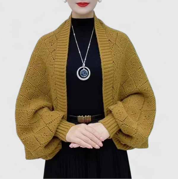 Elyzianne | Elegant Cardigan – Yellow | The Bellemont Sisters Australia