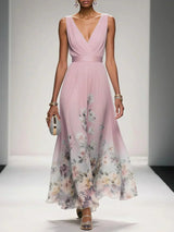 Isabella | Women's Floral Print Wedding Guest Dress – Pink | The Bellemont Sisters Australia