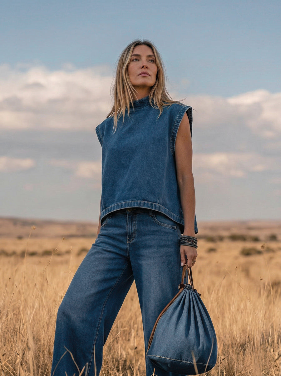 Ella | Loose Set with Wide Trousers | The Bellemont Sisters Australia
