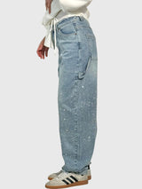 Kimberly | Women’s Sparkle Diamond Denim Pants | The Bellemont Sisters Australia