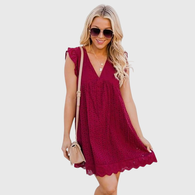 Diana - 2 In 1 Summer Dress – Red | The Bellemont Sisters Australia