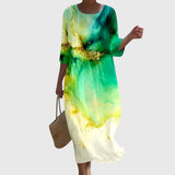 Hayley | Stylish Floral Maxi Dress – Dark Green | The Bellemont Sisters Australia
