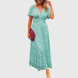 Alice | Comfortable Summer Dress – Green | The Bellemont Sisters Australia