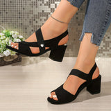 Lisa™ | Orthopedic Comfort Block Heels – Black | The Bellemont Sisters Australia