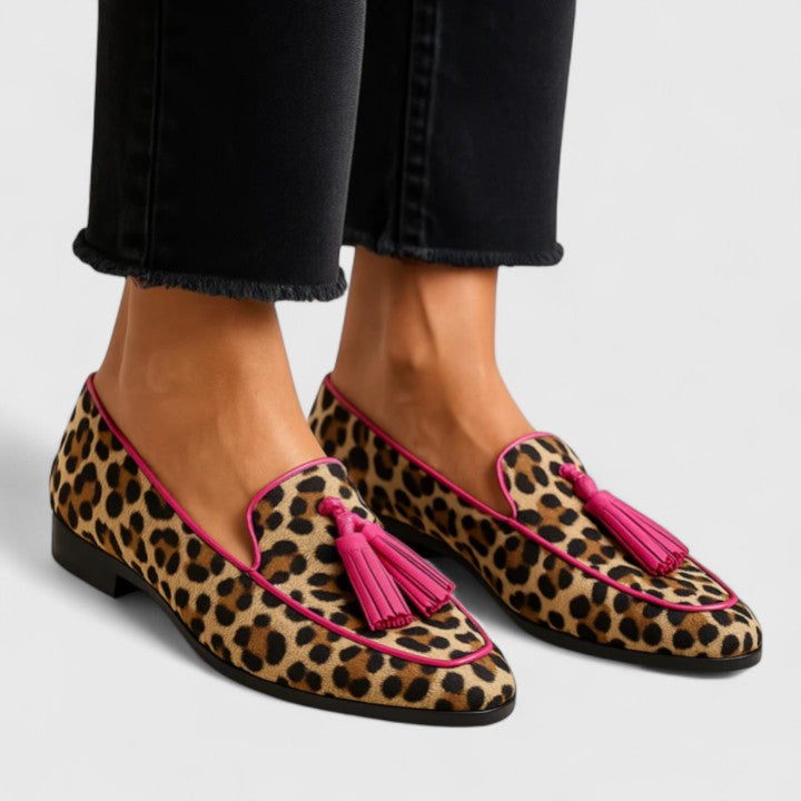 Xhyrene | Stylish Support Loafers – Leopard | The Bellemont Sisters Australia