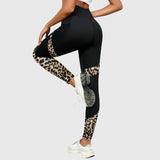 High-Waisted Leopard Print Training Pants | The Bellemont Sisters Australia