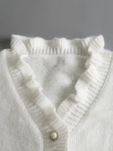 Darcey | Ruffle Blouse with Decorative Buttons for Women | The Bellemont Sisters Australia