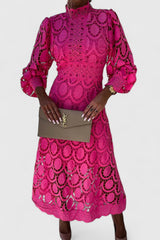 Kryzandra | Elegant Dress – Pink | The Bellemont Sisters Australia
